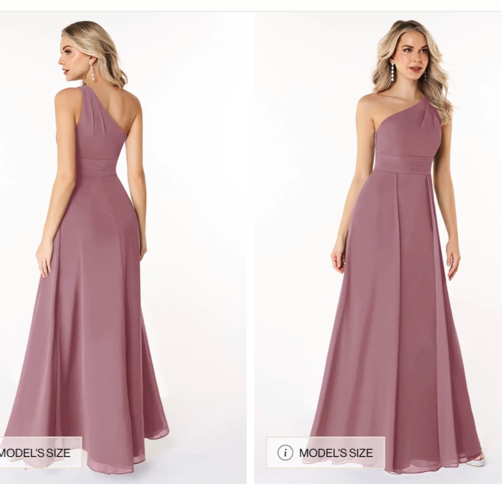 Azazie Dallas Dress in Vintage Mauve